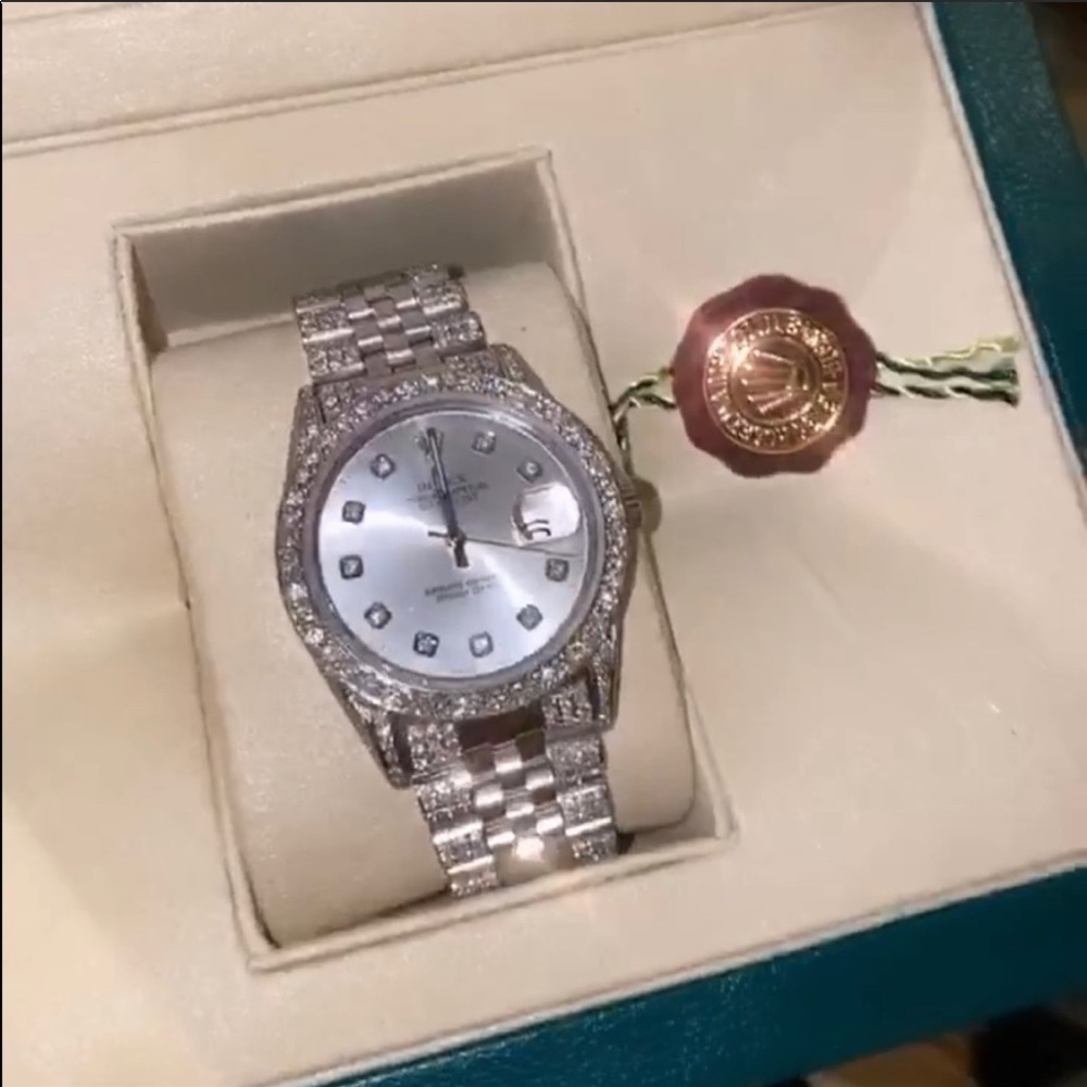 Rolex Diamond Justdate 36mm 8.75ct